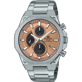 CASIO EDIFICE Mod. CHRONOGRAPH SLIM SAPPHIRE - COPPER New!-EFS-S570D-5AUEF