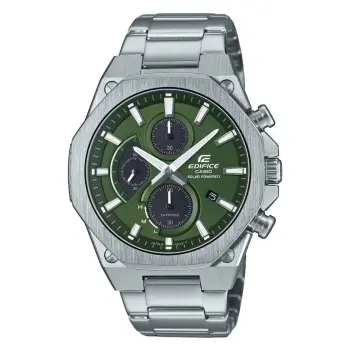 CASIO EDIFICE Mod. CHRONOGRAPH SLIM SAPPHIRE - GREEN New!-EFS-S570D-3AUEF