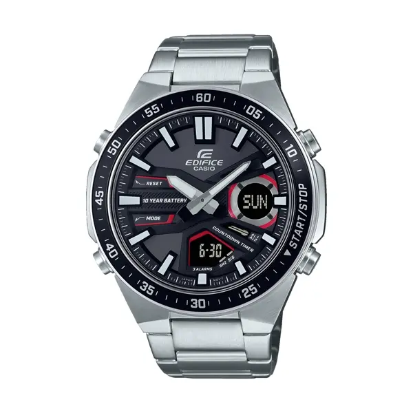 CASIO EDIFICE Mod. CLASSIC ANA-DIGIT - 10 YEAR BATTERY-EFV-C110D-1A4VEF