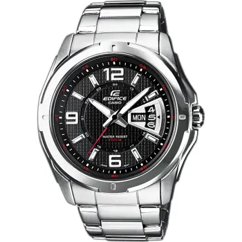 CASIO EDIFICE Mod. CLASSIC DAY DATE - BLACK-EF-129D-1AVEF