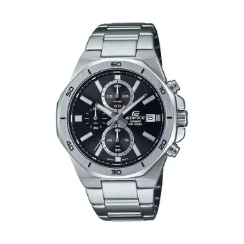 CASIO EDIFICE Mod. OCTAGONAL CHRONOGRAPH - BLACK-EFV-640D-1AVUEF