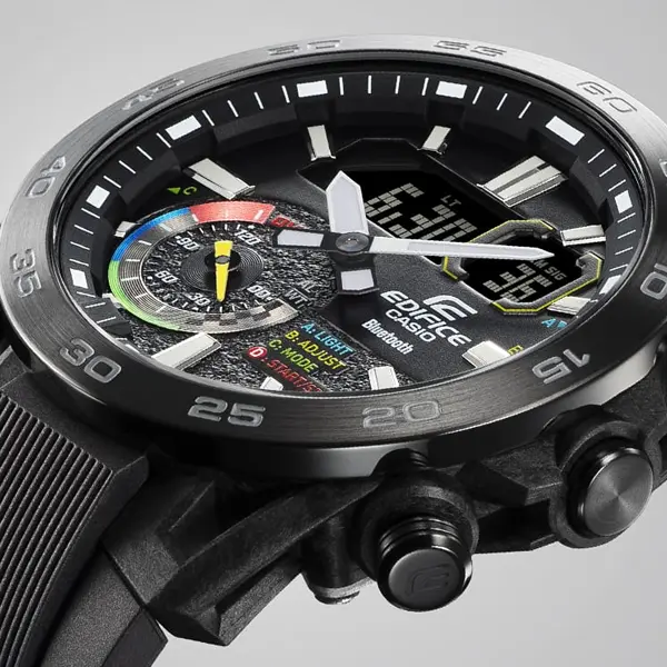 CASIO EDIFICE Mod. RACING MULTI COLOR SERIE SPECIAL PRICE ECB 40MP 1AEF finewatch eu 2