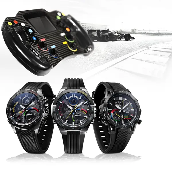 CASIO EDIFICE Mod. RACING MULTI COLOR SERIE SPECIAL PRICE ECB 40MP 1AEF finewatch eu 3