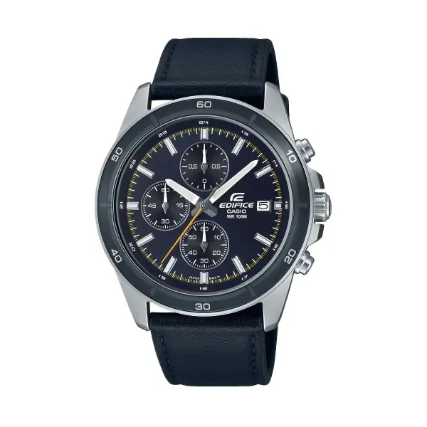 CASIO EDIFICE Mod. STANDARD CHRONOGRAPH LEATHER - GREY-EFR-526L-2CVUEF