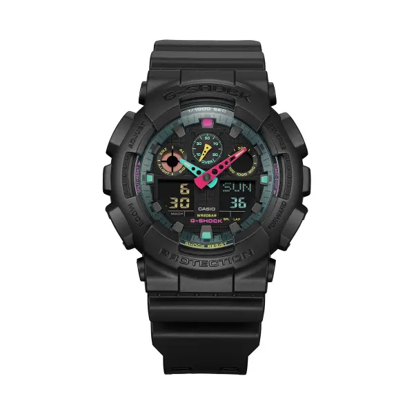 CASIO G SHOCK Mod. FULL BLACK GA 100MF 1AER finewatch eu 1