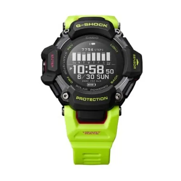 CASIO G SHOCK Mod. G SQUAD Heart Rate Monitor GBD H2000 1A9ER finewatch eu 2