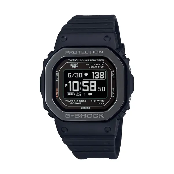 CASIO G-SHOCK Mod. G-SQUAD THE ORIGIN Black Metal-Huretane bezel-DW-H5600MB-1ER