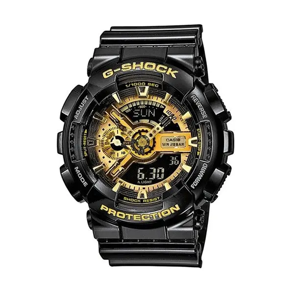 CASIO G-SHOCK Mod. GS-BASIC - GOLD BLACK SERIE-GA-110GB-1AER