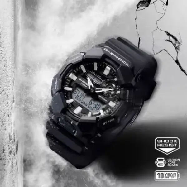 CASIO G SHOCK Mod. NEW RUGGED BASIC Digital 10 Year Battery GA 010 1AER finewatch eu 1