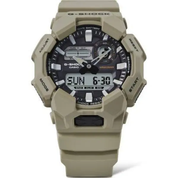 CASIO G SHOCK Mod. NEW RUGGED BASIC Digital 10 Year Battery GA 010 5AER finewatch eu 3