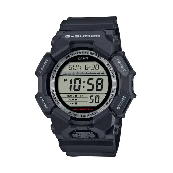 CASIO G-SHOCK Mod. NEW RUGGED BASIC Digital 10-Year Battery-GD-010-1ER