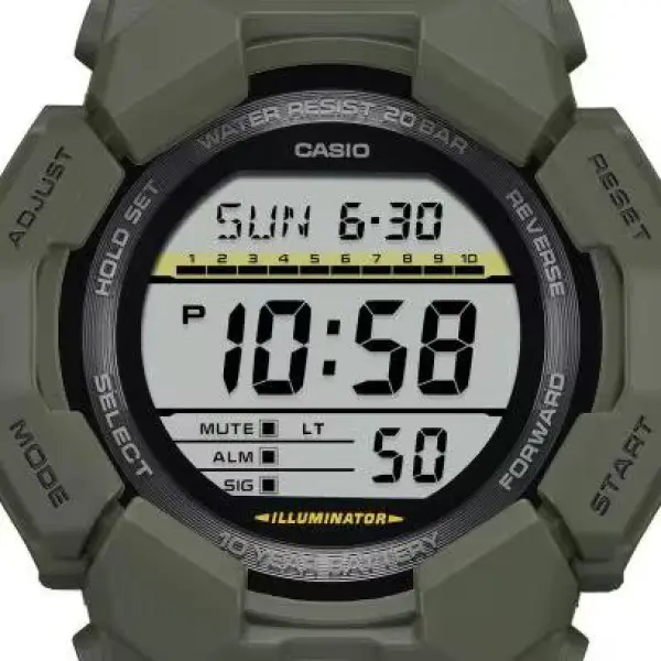 CASIO G SHOCK Mod. NEW RUGGED BASIC Digital 10 Year Battery GD 010 3ER finewatch eu 4