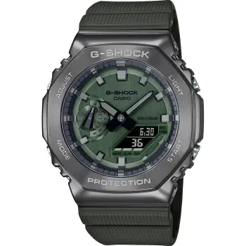 CASIO G-SHOCK Mod. OAK - METAL COVERED - Green-GM-2100B-3AER