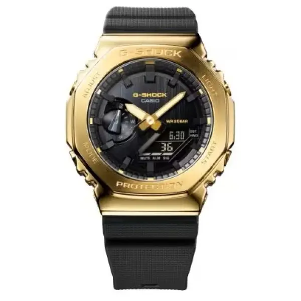 CASIO G SHOCK Mod. OAK METAL COVERED OAK METAL COVERED GOLD GM 2100G 1A9ER finewatch eu 3