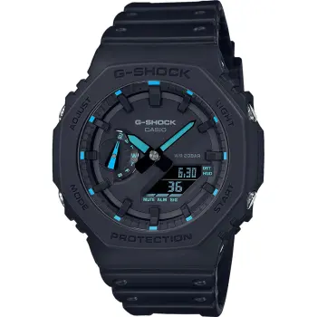 CASIO G-SHOCK Mod. OAK - Neon Blue Index-GA-2100-1A2ER