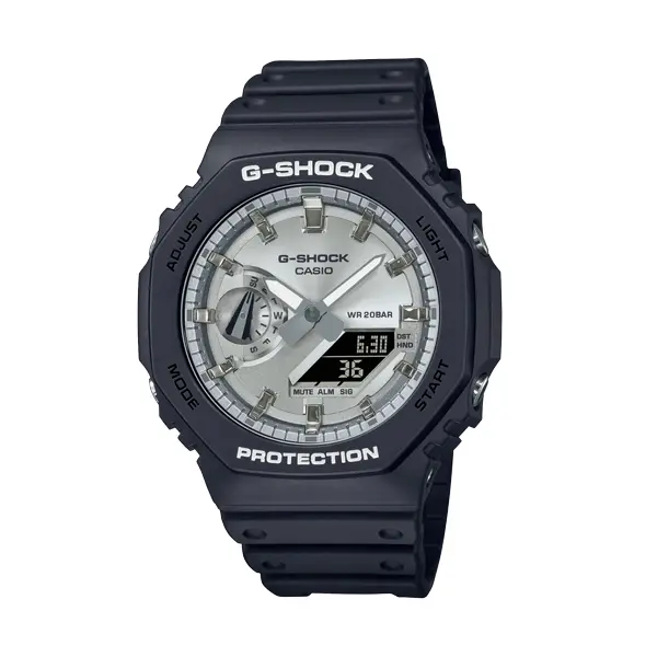 CASIO G-SHOCK Mod. OAK - SILVER BLACK SERIE-GA-2100SB-1AER