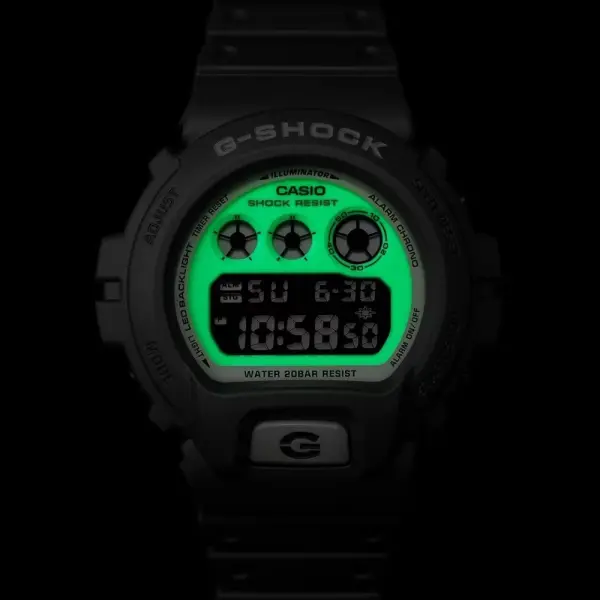 CASIO G SHOCK Mod. OVERSIZE HIDDEN GLOW SERIE DW 6900HD 8ER finewatch eu 1