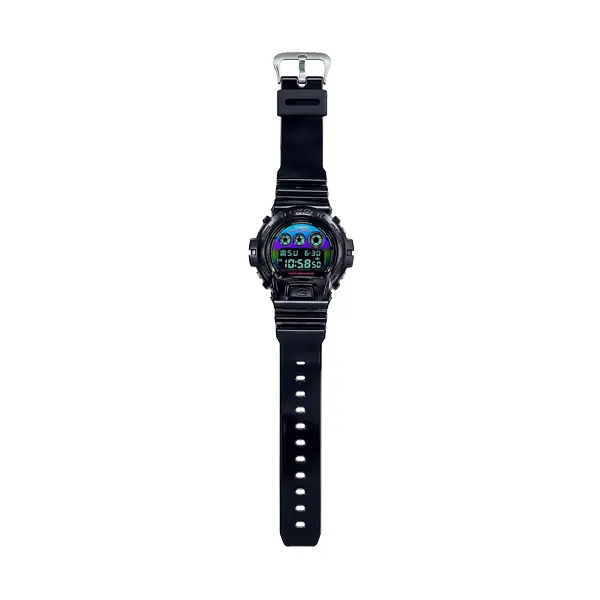 CASIO G SHOCK Mod. OVERSIZE VIRTUAL BLACK RAINBOW SERIE SPECIAL PRICE DW 6900RGB 1ER finewatch eu 2