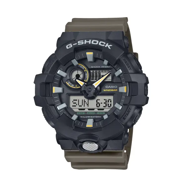 CASIO G-SHOCK Mod. OVERSIZED - TWO TONE UTILITY COLOURS-GA-710TU-1A3ER