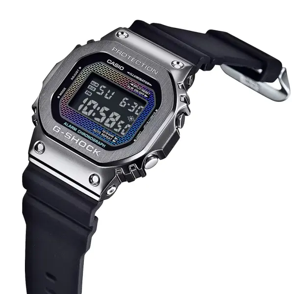 CASIO G SHOCK Mod. THE ORIGIN METAL COVERED RAINBOW BRICK WALL SERIE GM 5600RW 1ER finewatch eu 3