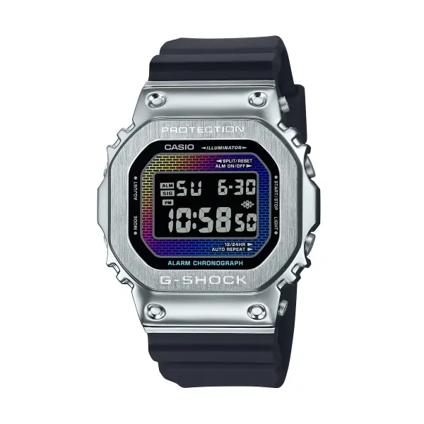 CASIO G-SHOCK Mod. THE ORIGIN METAL COVERED -  RAINBOW BRICK WALL SERIE-GM-5600RW-1ER