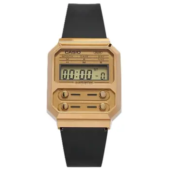 CASIO VINTAGE Mod. EDGY COLLECTION - GOLD-A100WEFG-9AEF