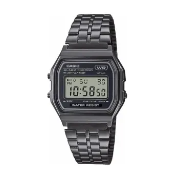 CASIO VINTAGE Mod. ICONIC - ALL BLACK-A158WETB-1AEF