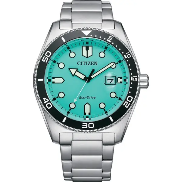 CITIZEN Mod. OF COLLECTION - MARINE 1760 Eco Drive - Aqua Blue-AW1760-81W