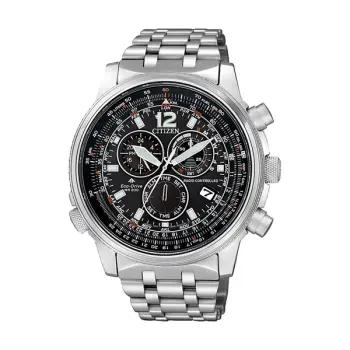 CITIZEN Mod. RADIOCONTROLLED Crono Pilot Steel-CB5860-86E