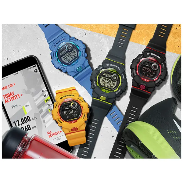 G SHOCK Mod. G SQUAD Step Tracker Bluetooth GBD 800 8ER finewatch eu 4