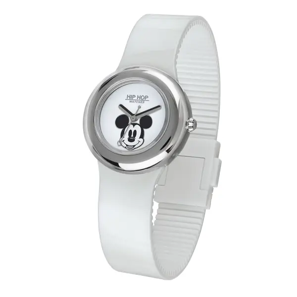 HIP HOP DISNEY COLLECTION Mod. MICKEY METAL WHITE HWU0920 finewatch eu 1