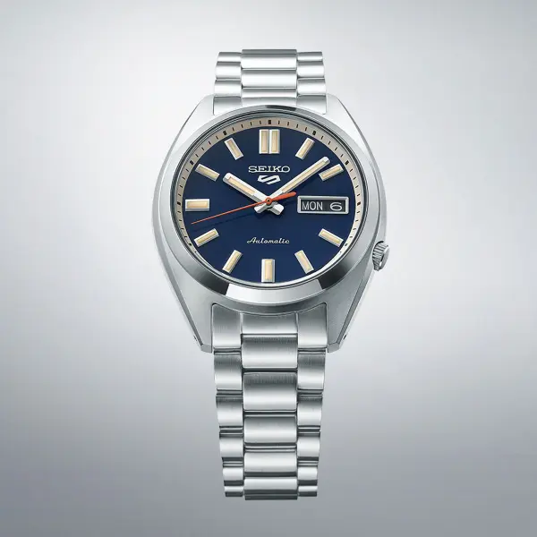 SEIKO 5 MOD. SPORTS AUTOMATIC PETROL BLUE SRPK87K1 finewatch eu 1