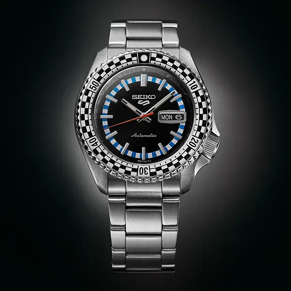 SEIKO 5 Mod. CHECKER FLAG AUTOMATIC LIMITED EDITION SRPK67K1 finewatch eu 2
