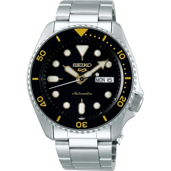 SEIKO 5 Mod. SPORTS AUTOMATIC BLACK SRPD57K1 finewatch eu 1