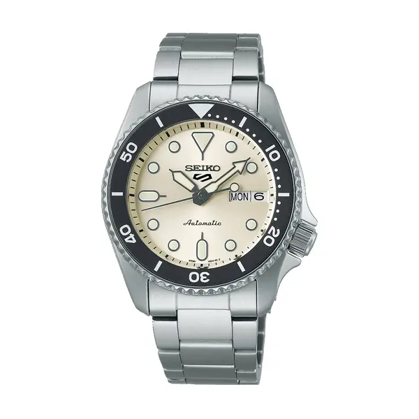 SEIKO 5 Mod. SPORTS AUTOMATIC DAY & DATE - CREAM-SRPK31K1