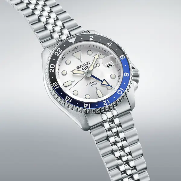 SEIKO 5 Mod. SPORTS AUTOMATIC GMT WHITE SSK033K1 finewatch eu 2