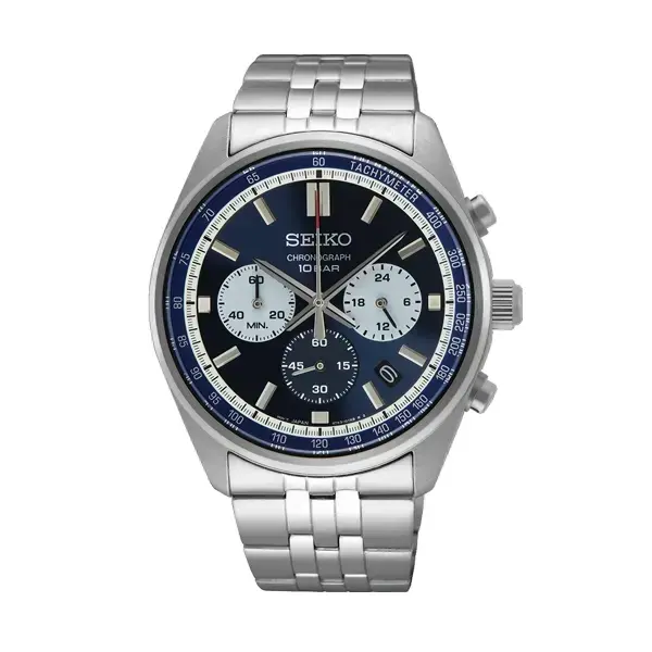 Seiko Mod. Chronograph - Petrol Blue-Ssb427P1