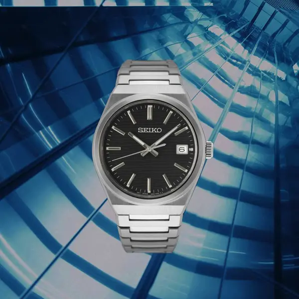 SEIKO Mod. CLASSIC GENT BLACK SUR557P1 finewatch eu 1