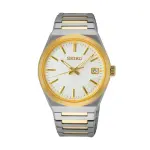 SEIKO Mod. CLASSIC GENT GOLD - WHITE-SUR558P1