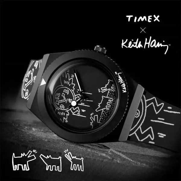 TIMEX Mod. Q X KEITH HARING Special Edt. TW2W25600 finewatch eu 1